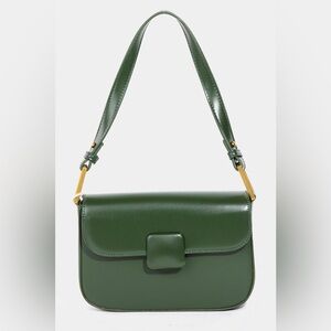 NWOT Madison West Koa Dark Green Shoulder Purse